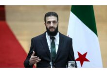 الرئيس السوري المؤقت أحمد الشرع