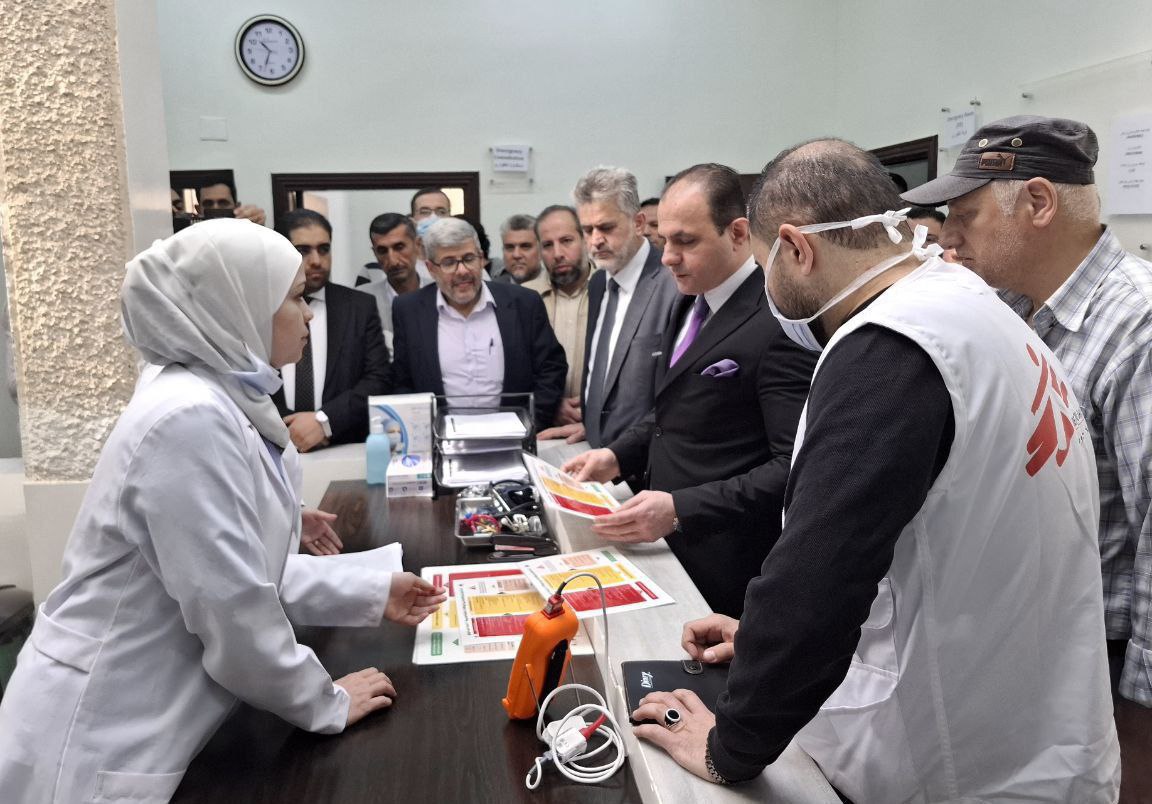 وزارة الصحة تفتتح مركزاً إسعافياً جديداً في داريا بريف دمشق - رادار سوريا